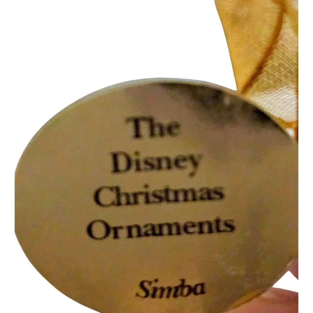 Disney Simba Ornament The Danbury Mint Lion King Christmas Tree‎ Decoration
